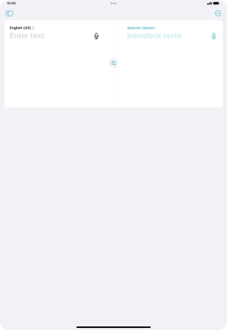 Press the first drop down list.