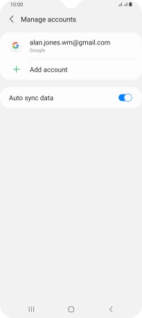 Press the Home key to return to the home screen.