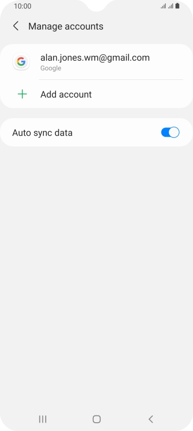 Press the Home key to return to the home screen.