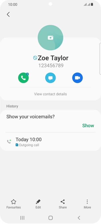 Press the Home key to return to the home screen.