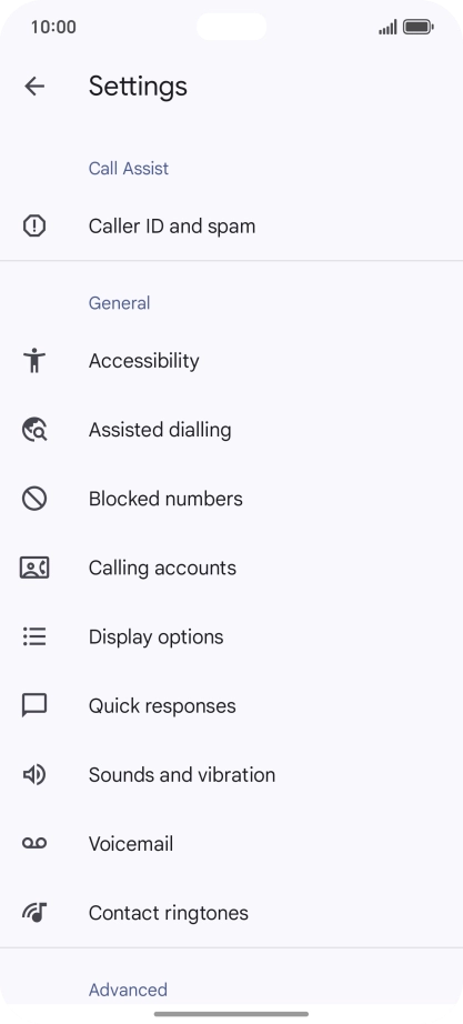 Press Calling accounts. Press Calling accounts.