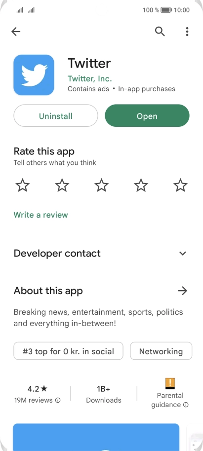 Slide your finger upwards starting from the bottom of the screen to return to the home screen.