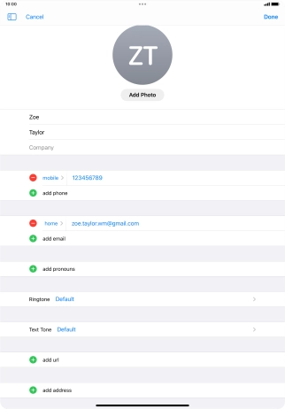 Press Done. Press Done.
