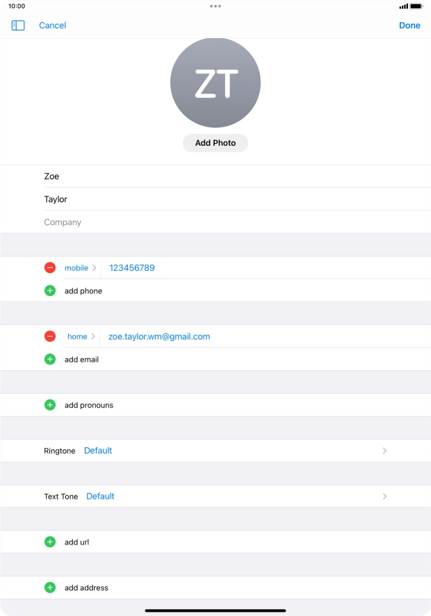 Press Done. Press Done.