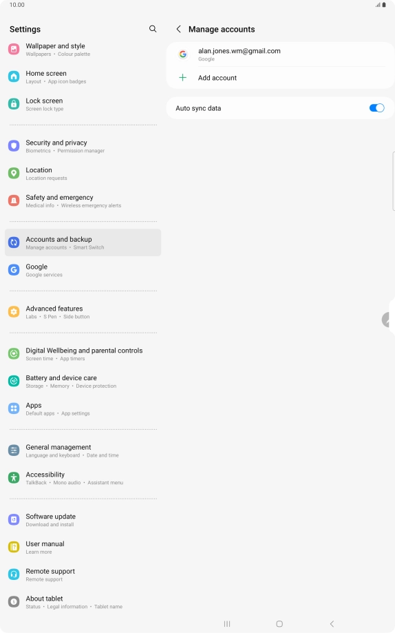 Press the Home key to return to the home screen. Press the Home key to return to the home screen.