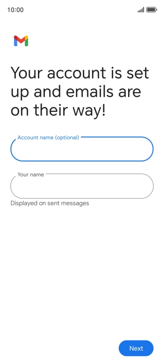 Press the field below 