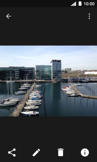 Press the Home key to return to the home screen.