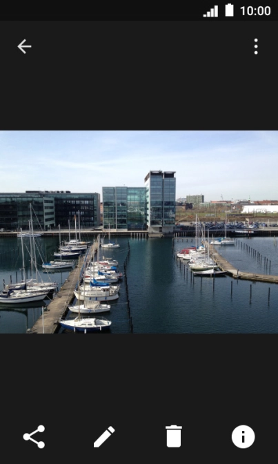 Press the Home key to return to the home screen.