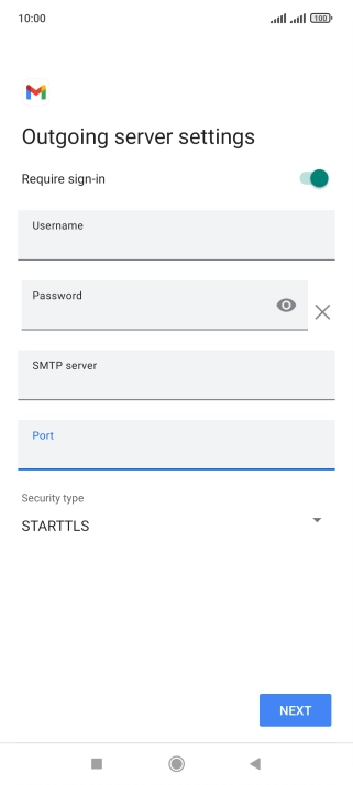 Press the drop down list below 