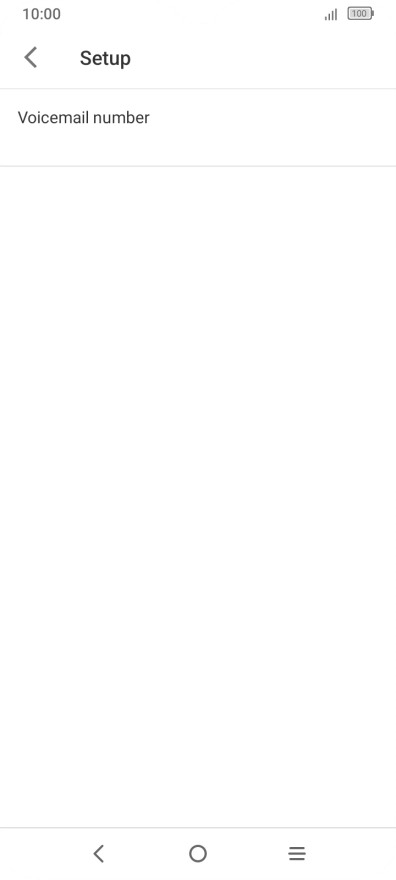 Press Voicemail number.