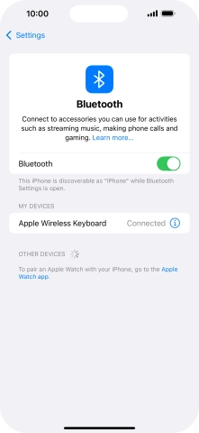Slide your finger upwards starting from the bottom of the screen to return to the home screen.