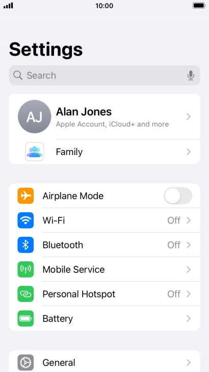 Press Bluetooth. Press Bluetooth.