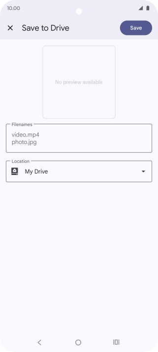 Press the field below 