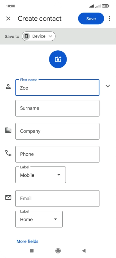 Press Surname and key in the required last name.