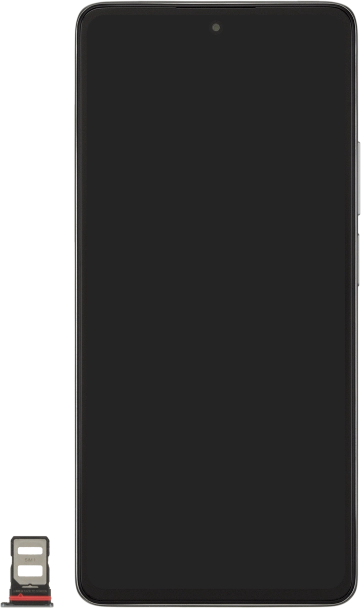 Turn your SIM so the angled corner of the SIM matches the angled corner of the first SIM holder and place your SIM in the SIM holder.