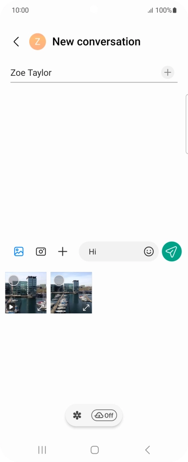 Press the gallery icon and go to the required folder. Press the gallery icon and go to the required folder.
