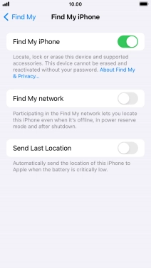 Press the indicator next to Press the indicator next to