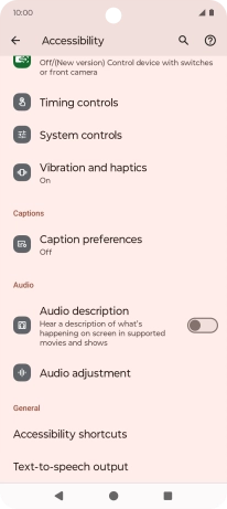 Press the required category below 