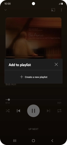 Press Create a new playlist.