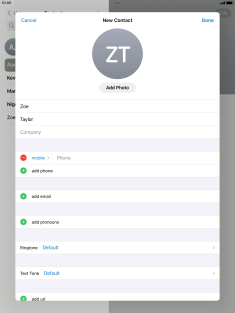 Press Phone and key in the required phone number.