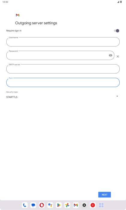 Press the drop down list below 