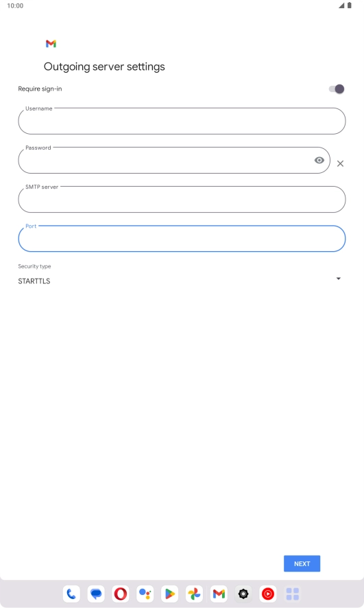 Press the drop down list below 