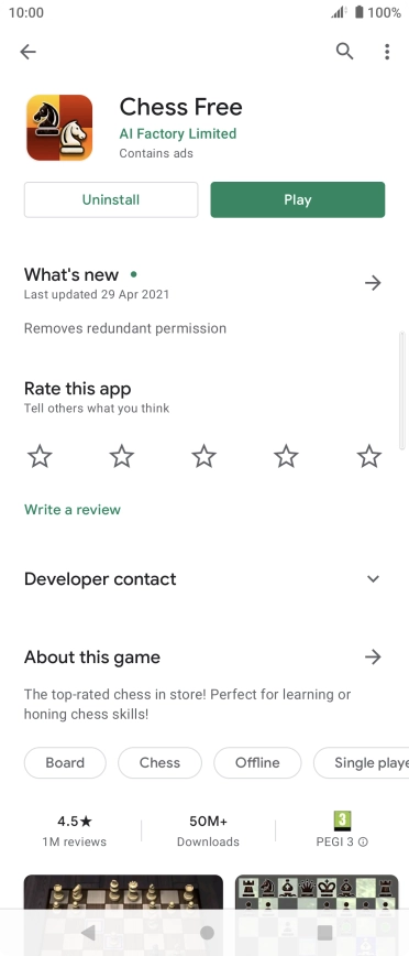 Press Uninstall. Press Uninstall.