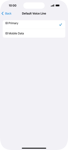 Press the required price plan. Press the required price plan.