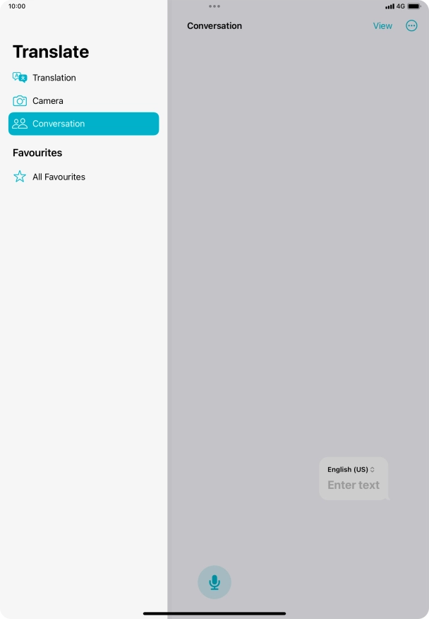 Press anywhere on the screen.
