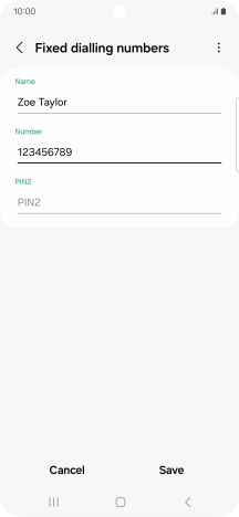 Press PIN2 and key in your PIN2. The default PIN2 is 1111.