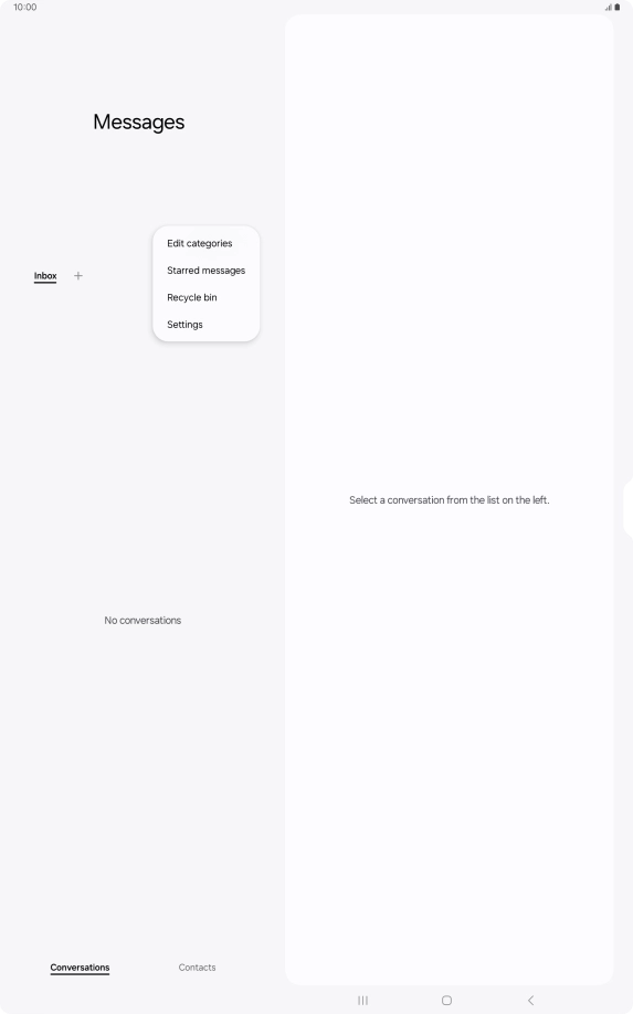 Press Settings. Press Settings.