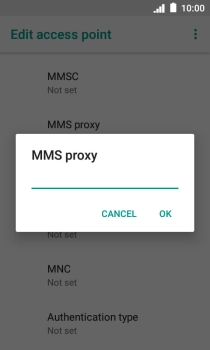 Key in 212.183.137.012 and press OK.