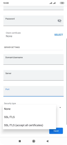 Press the required setting to turn the function on or off.