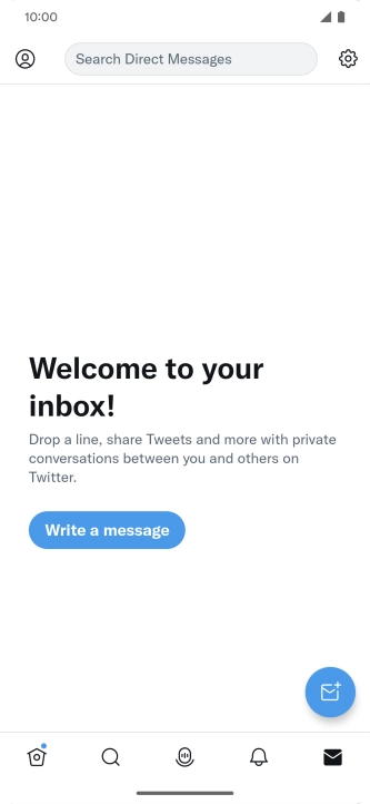 Press the new message icon.