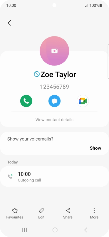Press the Home key to return to the home screen.