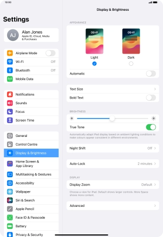 Press Auto-Lock. Press Auto-Lock.