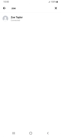 Press the required contact.