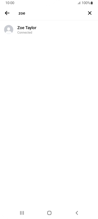 Press the required contact.