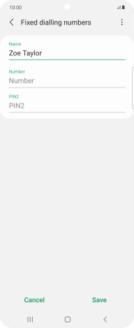 Press the field below 