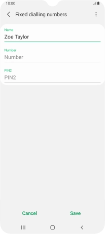 Press Number and key in the required phone number.