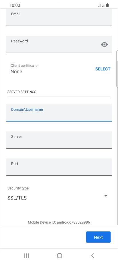 Press the field below Press the field below