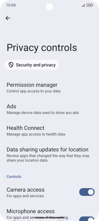 Press Permission manager. Press Permission manager.
