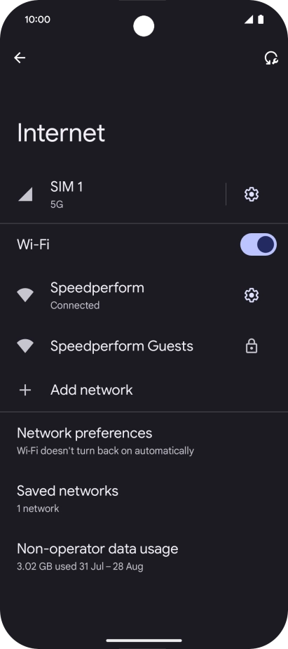 Slide your finger upwards starting from the bottom of the screen to return to the home screen.