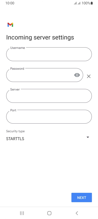Press the field below 