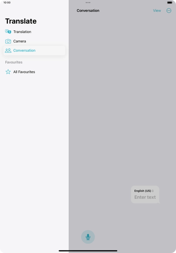 Press anywhere on the screen.