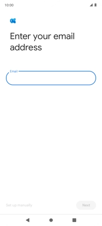 Press the field below 