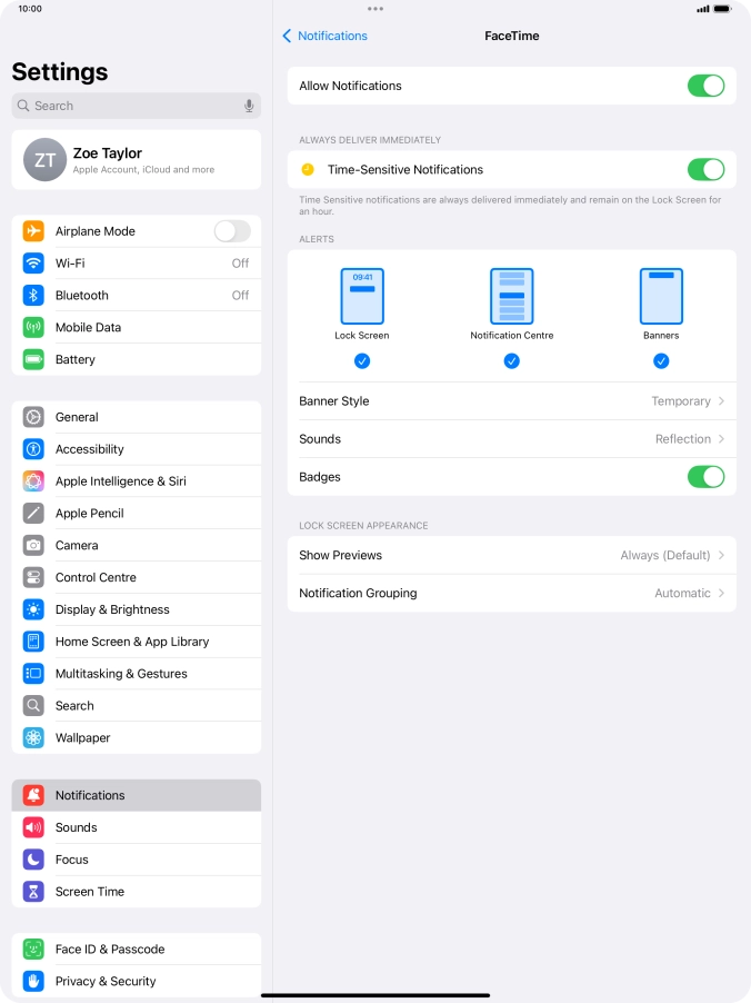 Press the indicator next to Press the indicator next to