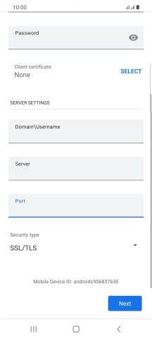 Press the drop down list below 