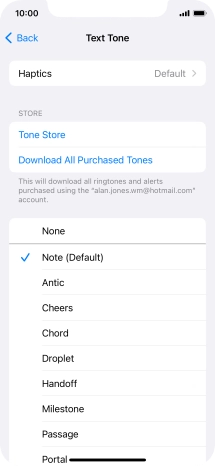 Press the required message tones to hear them.