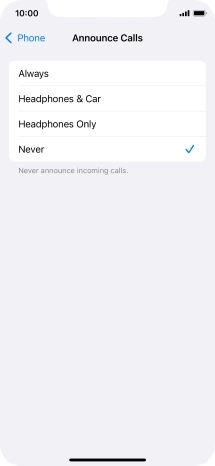 Press Always to turn on the function when silent mode is turned off.